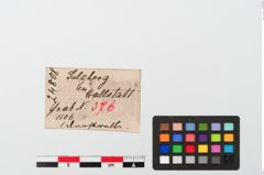 Etiketten zu Bronzespiralröhrchen (NHMW-PRAE-024808)